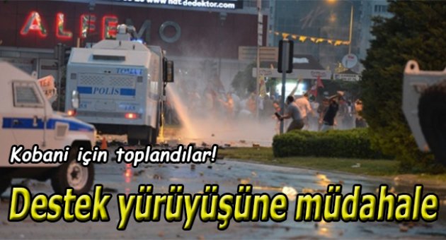 İzmir&#039;de Kobani olayları...