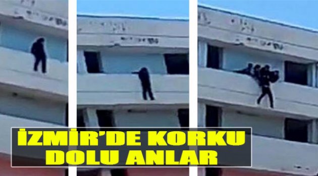 İzmir'de Korku Dolu Anlar