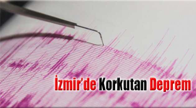 İzmir&#039;de Korkutan Deprem!