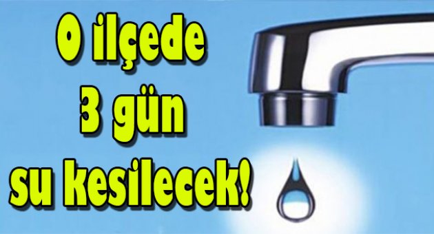 İzmir'de planlı su kesintisi