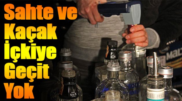İzmir'de Sahte Ve Kaçak İçkiye Geçit Yok