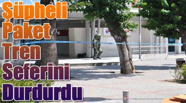 İzmir&#039;de Şüpheli Paket Tren Seferlerini Durdurdu