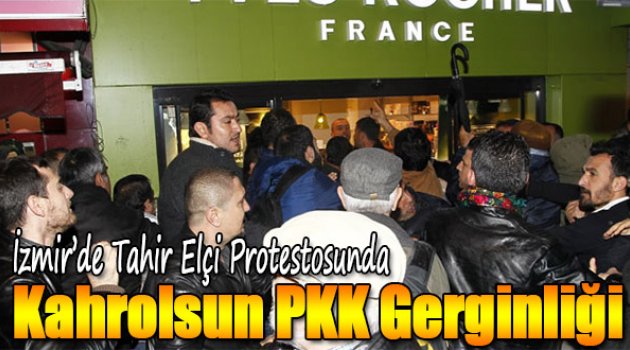 İzmir'de Tahir Elçi Protestosunda 'Kahrolsun PKK' Gerginliği