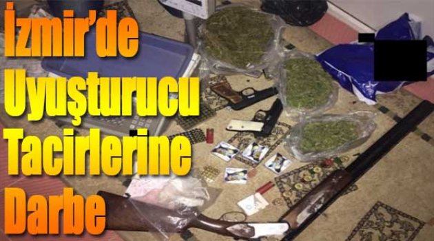 İzmir'de Uyuşturucu Tacirlerine Darbe