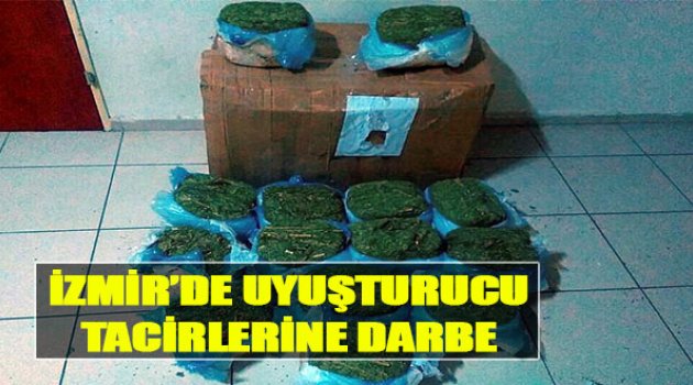 İzmir'de Uyuşturucu Tacirlerine Darbe