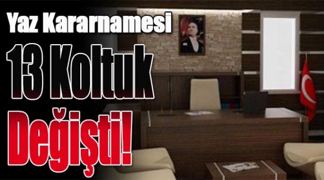 İzmir'de yaz kararnamesi fırtınası: 13 koltuk değişti!