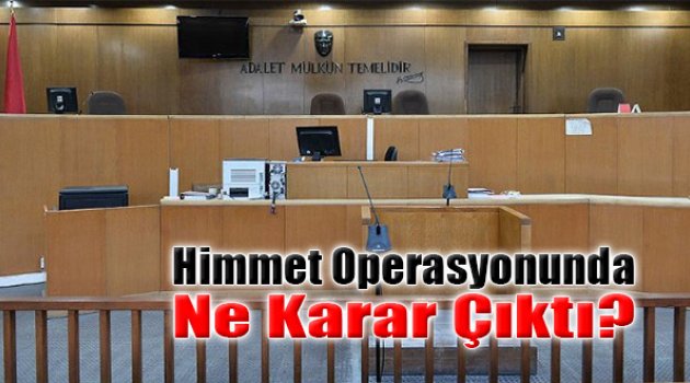 İzmir'deki 'Himmet' Operasyonunda Ne Karar Çıktı?