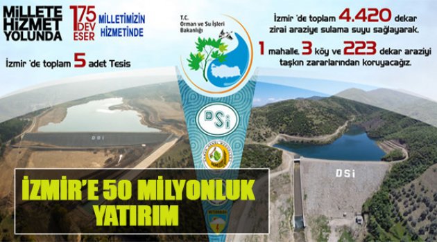 İzmir'e 50 Milyonluk Yatırım