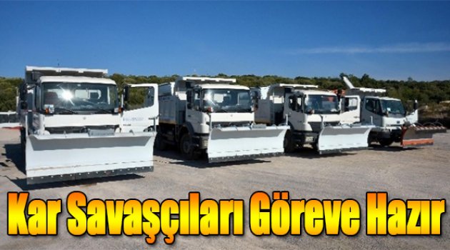 İzmir&#039;in Kar Savaşçıları Göreve Hazır