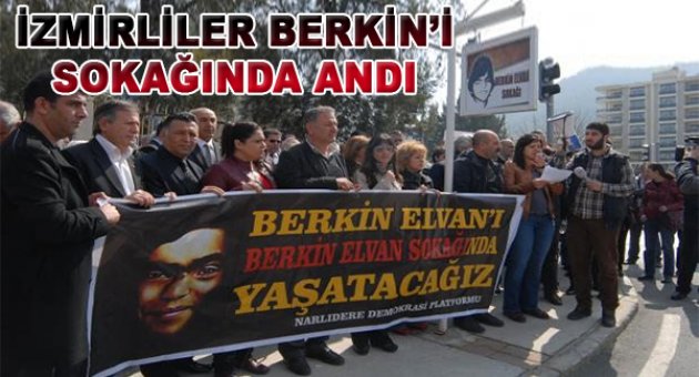İzmirliler Berkin&#039;i Sokağında Andı