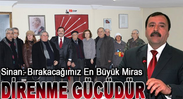 Kadir Sinan: Çocuklarımıza Bırakacağımız En Büyük Miras Direnme Gücüdür