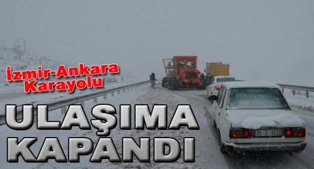 Kar tipi yolu kapattı