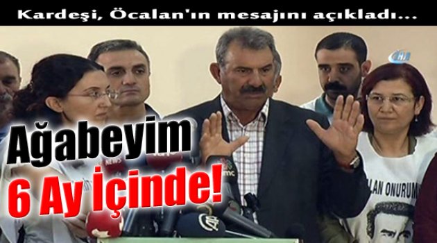 Kardeşi, Öcalan'ın Mesajını Diyarbakır'da Okudu