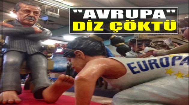 Karnaval İçin Erdoğan Karikatürü Yapıldı