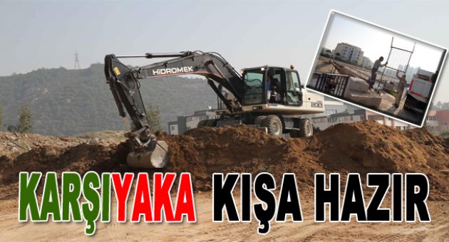 Karşıyaka kışa hazır