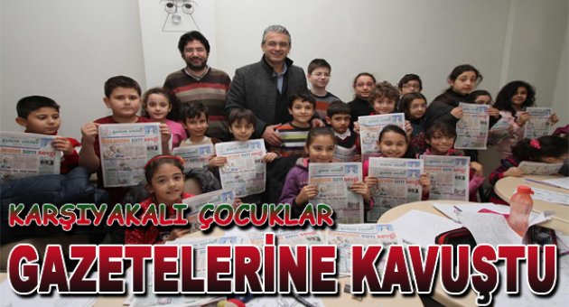 Karşıyakalı çocuklar gazetelerine kavuştu