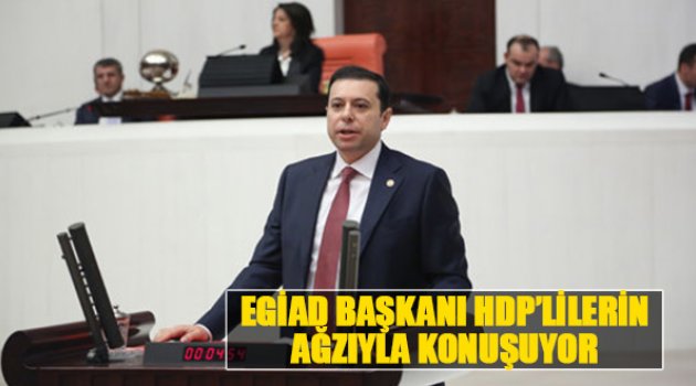 Kaya:"EGİAD Başkanı HDP'lilerin Ağzıyla Konuşuyor"