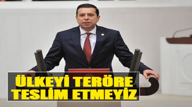 Kaya:"Ülkeyi Teröre Teslim Etmeyiz"