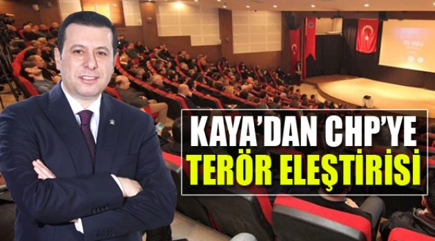 Kaya'dan CHP'ye Terör Eleştirisi