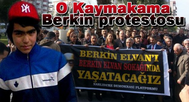 Kaymakama 'Berkin Elvan' protestosu
