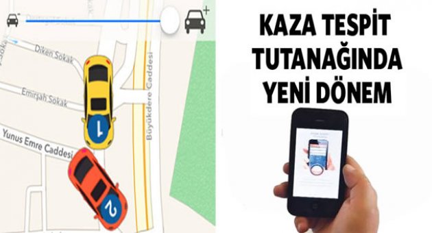 Kaza tespit tutanağı artık cepte!