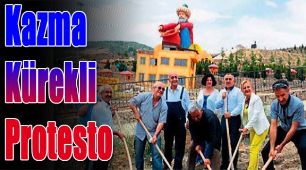 Kazma-kürekli protesto