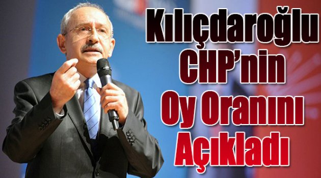 Kılıçdaroğlu CHP'nin Oy Oranını Açıkladı