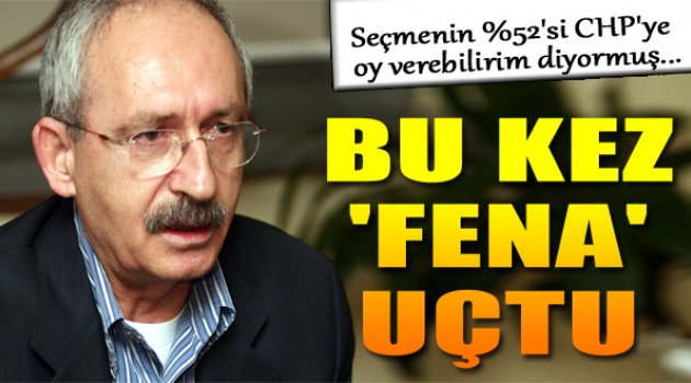 Kılıçdaroğlu: Yüzde 52 CHP'ye Oy Verebilirim Diyor