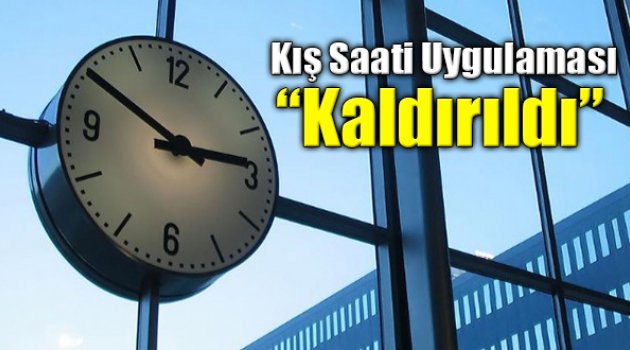 Kış Saati Uygulaması Tarih Oldu