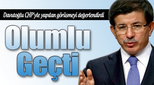 Koalisyon görüşmesi sonrası ilk açıklamayı Davutoğlu yaptı: Olumlu geçti, görüşmeye devam