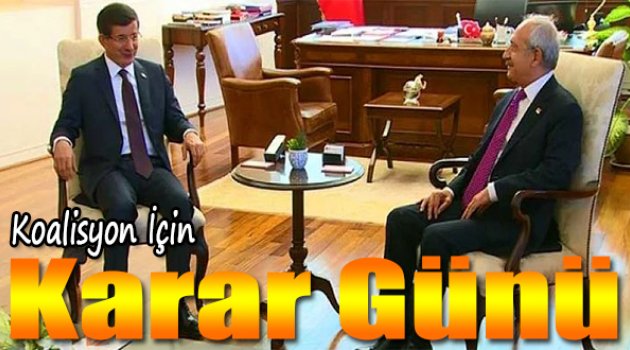 Koalisyon için karar günü