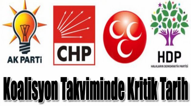 Koalisyon takviminde kritik tarih