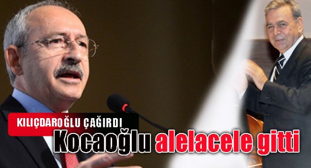 Kocaoğlu alelacele giti