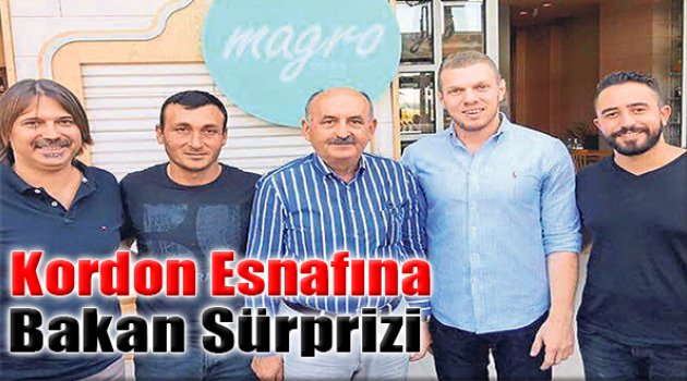 Kordon Esnafına Bakan Sürprizi