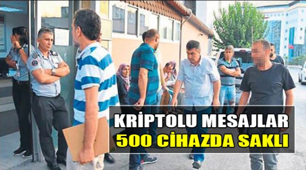 Kriptolu Mesajlar 500 Cihazda Saklı