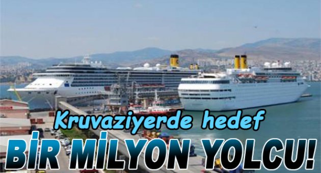 Kruvaziyerde hedef 1 milyon yolcu