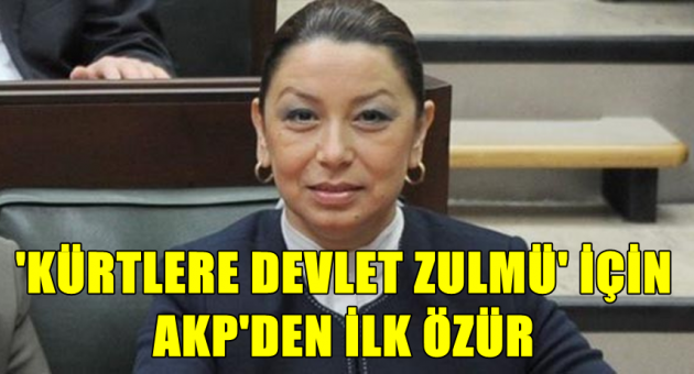 'Kürtlere devlet zulmü' için AKP'den ilk özür