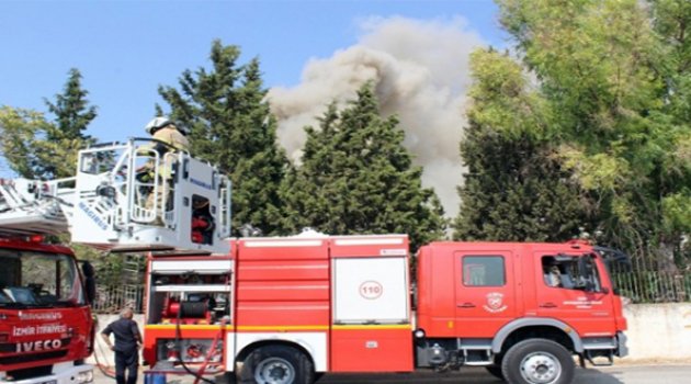 Lisede Korkutan Yangın