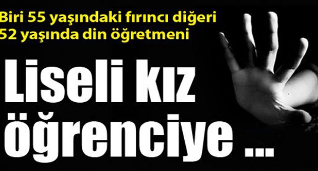Liseli kız öğrenciye ...