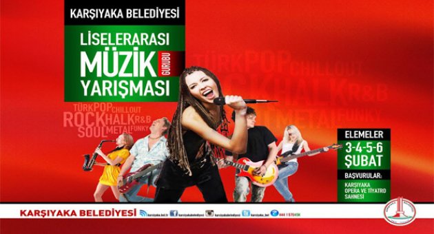 Liseli müzisyenler Karşıyaka’da buluşacak