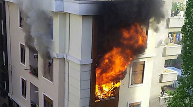 Maltepe'de korkutan patlama