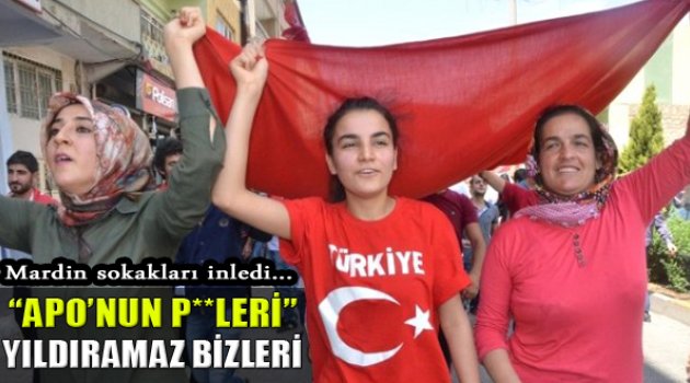 Mardin Halkı Terörü Lanetleti!