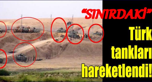 Mardin&#039;in Suriye sınırında askeri hareketlilik