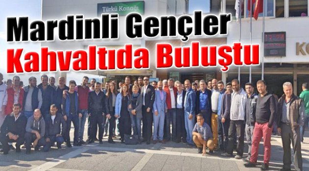 Mardinli Gençler Kahvaltıda Buluştu