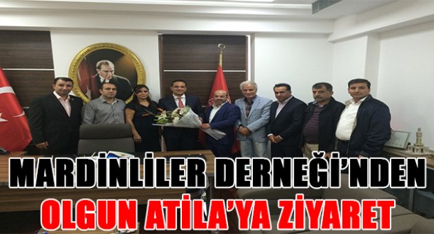 Mardinliler Derneği'nden Olgun Başkana ziyaret