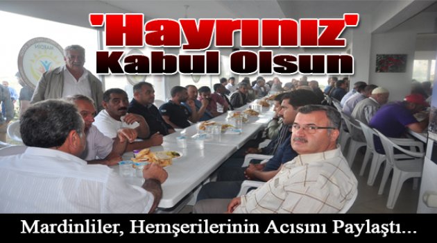 Mardinliler, Hemşerilerinin Acısını Paylaştı...