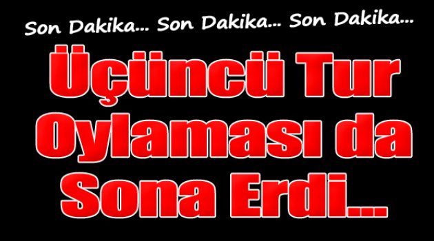 Meclis Başkanlığı seçiminde 3. tur sonuçları belli oldu