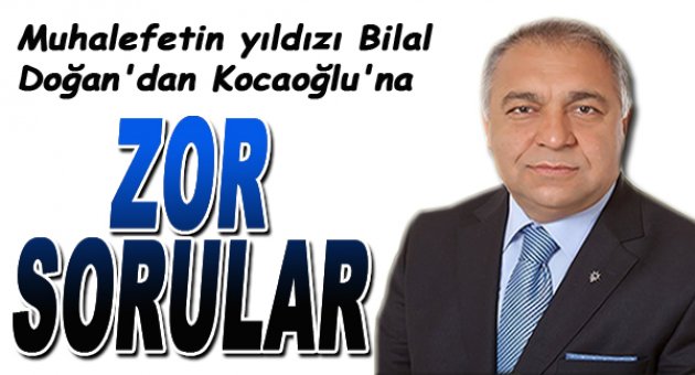 Meclis toplantısına Bilal Doğan damgası