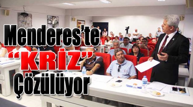 Menderes Belediyesi'nde Yaşanan Kriz Çözülüyor