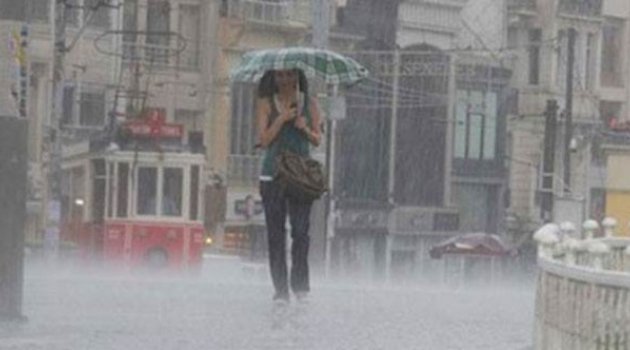 Meteoroloji'den Şiddetli Yağmur Uyarısı
